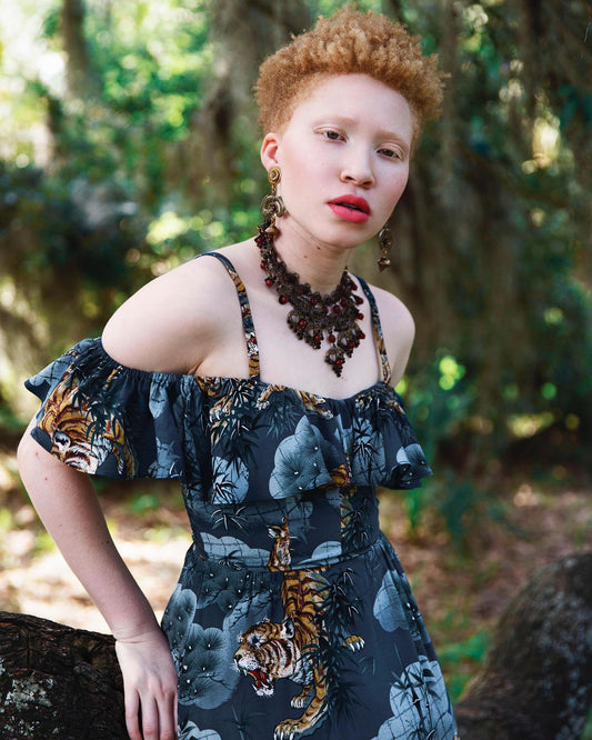 Trashy Diva Traditional Tigers Dress - US 10 (M-L)