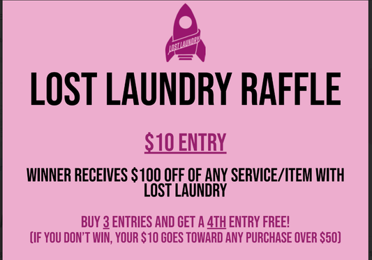 LOST LAUNDRY RAFFLE TICKET